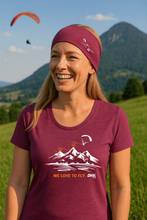 Lade das Bild in den Galerie-Viewer, XC Merino T-Shirt Damen Zwetschke