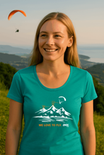 Lade das Bild in den Galerie-Viewer, XC Merino T-Shirt Damen Smaragd