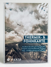 Lade das Bild in den Galerie-Viewer, VIENTO - Thermik/Föhnkarte "Restbestand, wird nicht mehr produziert"