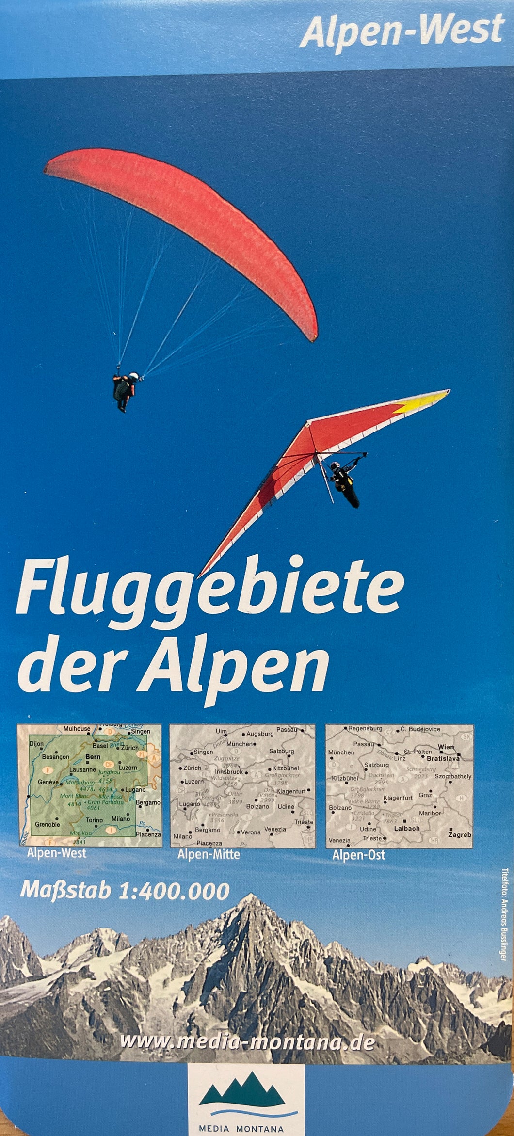 Fluggelände der Alpen - WEST